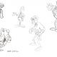Earthworm Jim character sketches by Mike Dietz