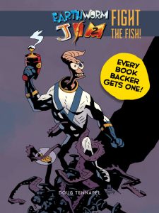 Mike Mignola exclusive Earthworm Jim Fight The Fish comic cover