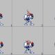 Earthworm Jim's normal idle animation sequence