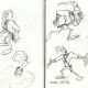 Character sketches of Earthworm Jim by Mike Dietz