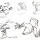 Earthworm Jim character sketches by Mike Dietz 