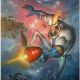 Earthworm Jim painting by Michael Koelsch