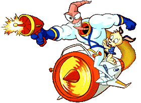 Earthworm Jim and Peter Puppy